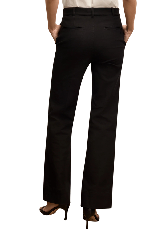 M.m.lafleur Rowe Eco Better Than Denim '70s Jean In Black