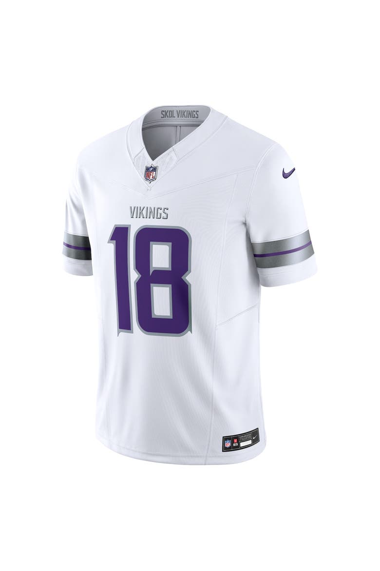 Men's Nike Justin Jefferson White Minnesota Vikings Alternate Vapor F.U.S.E. Limited Jersey, Alternate, color, White