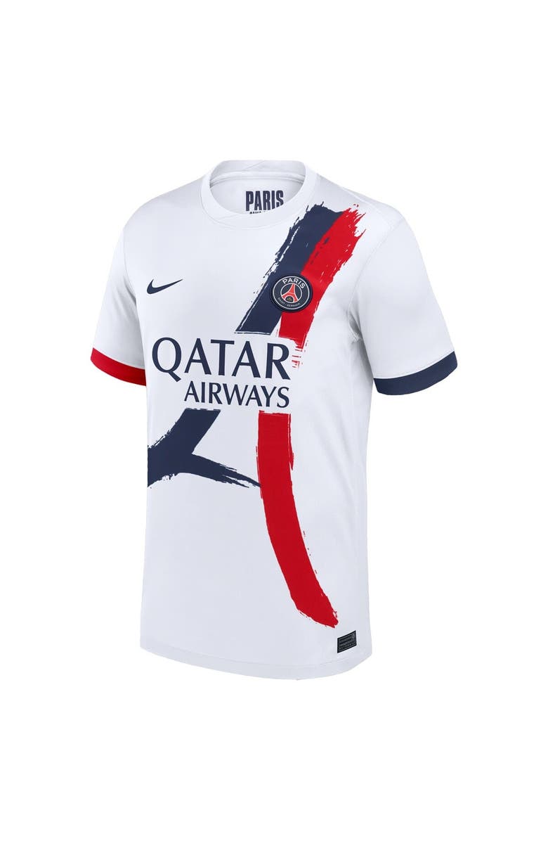 Nike Men's Nike Khvicha Kvaratskhelia White Paris Saint-Germain 2024/25 Away Replica Player Jersey, Alternate, color, 