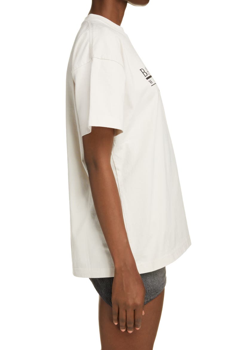 Unisex Retail Therapy Graphic Tee, Alternate, color, CHALKY WHITE/ BLACK