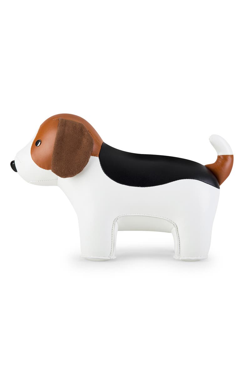 Zuny Beagle Bookend, Alternate, color, White Tan