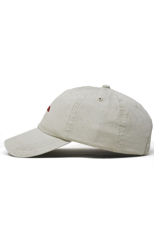 Dalix Lil Strawberry Dad Cap In White
