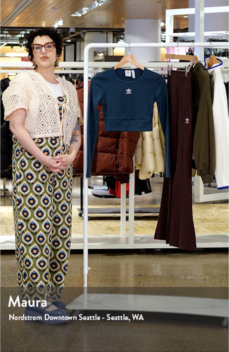 Long Sleeve Rib Crop Top, sales video thumbnail