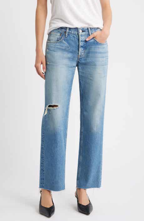 MOUSSY VINTAGE Frankford Ankle Straight Leg Jeans