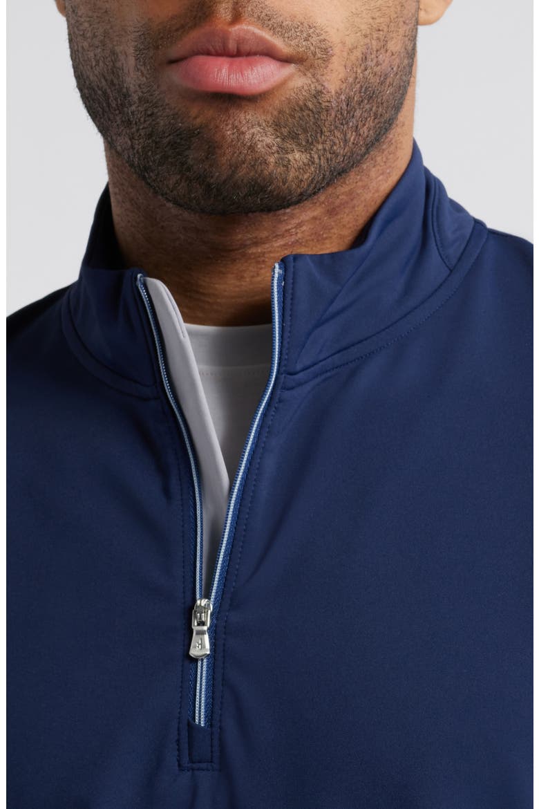 Motion Performance Quarter Zip Pullover, Alternate, color, NAVY