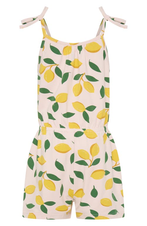 Dot Australia Kids' Lemon Print Tie Strap Playsuit