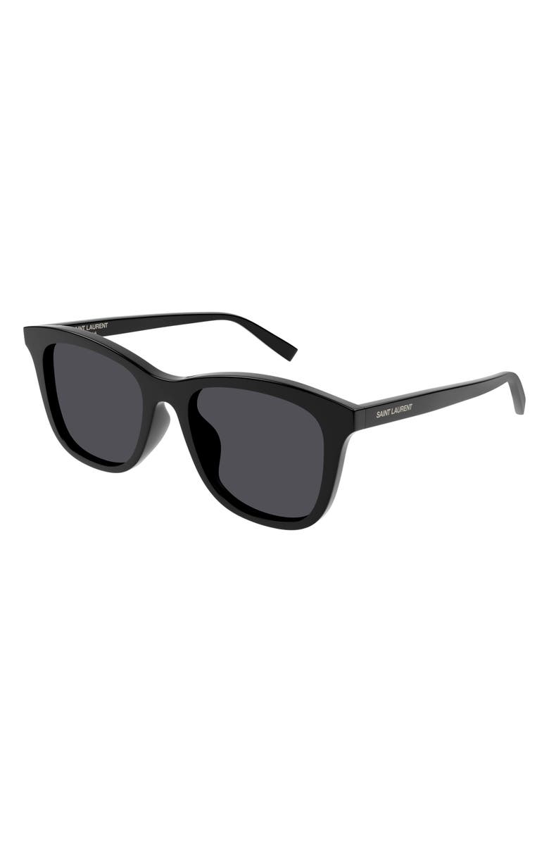 Saint Laurent 53mm Rectangular Sunglasses, Main, color, 
