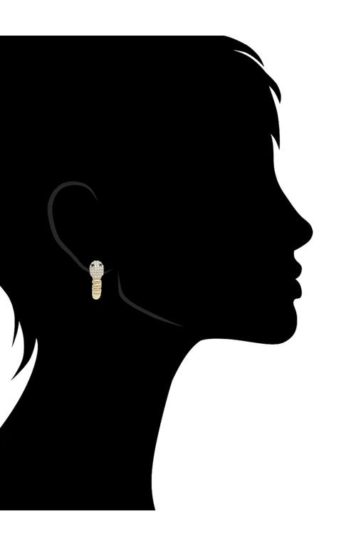 Rivka Friedman Snake Head Huggie Hoop Earrings