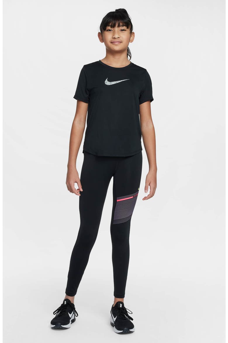 Kids' Pro Leggings, Alternate, color, 010 BLACK