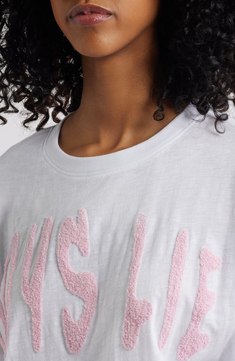 BOYS LIE In Denial Logo Appliqué T-Shirt, Alternate, color, 