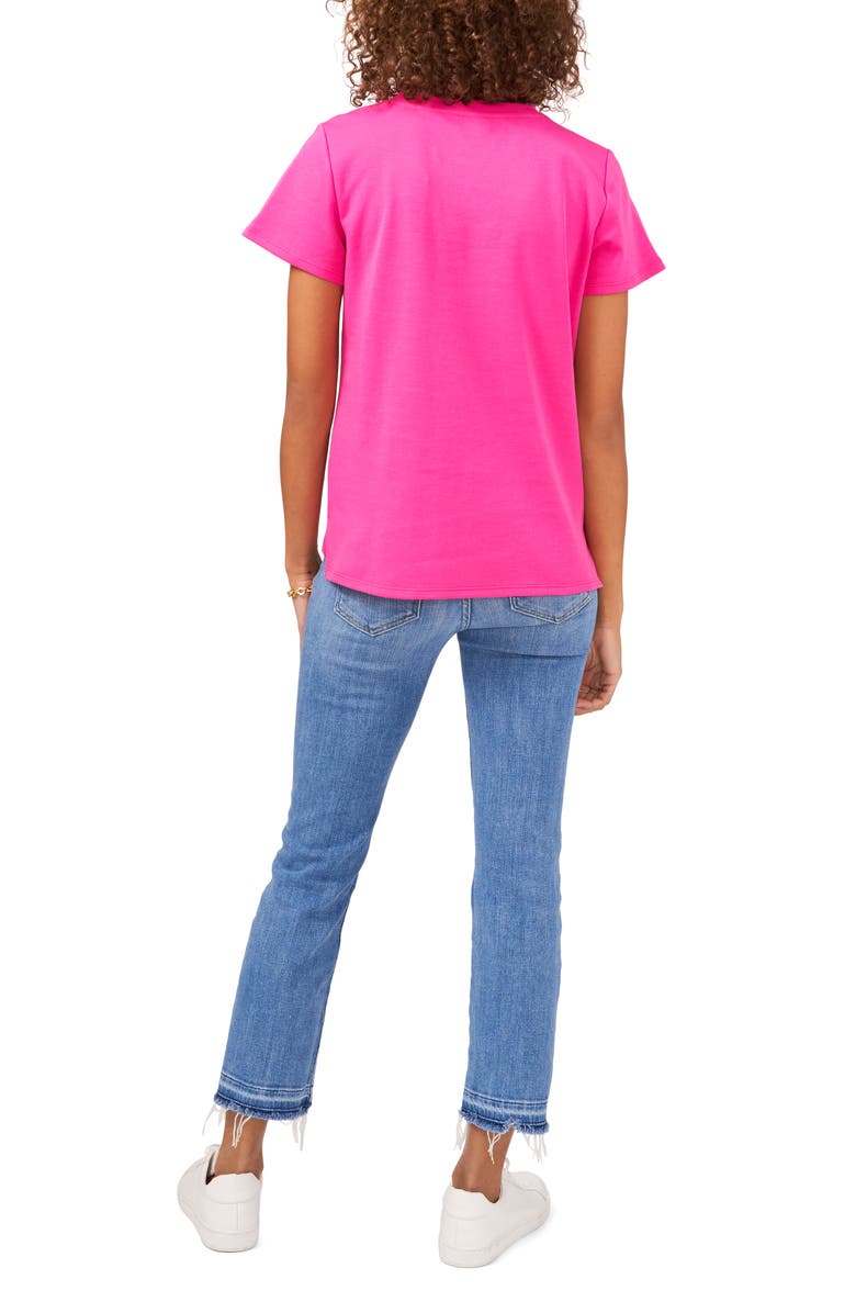 Vince Camuto Jersey T-Shirt, Alternate, color, Hot Pink