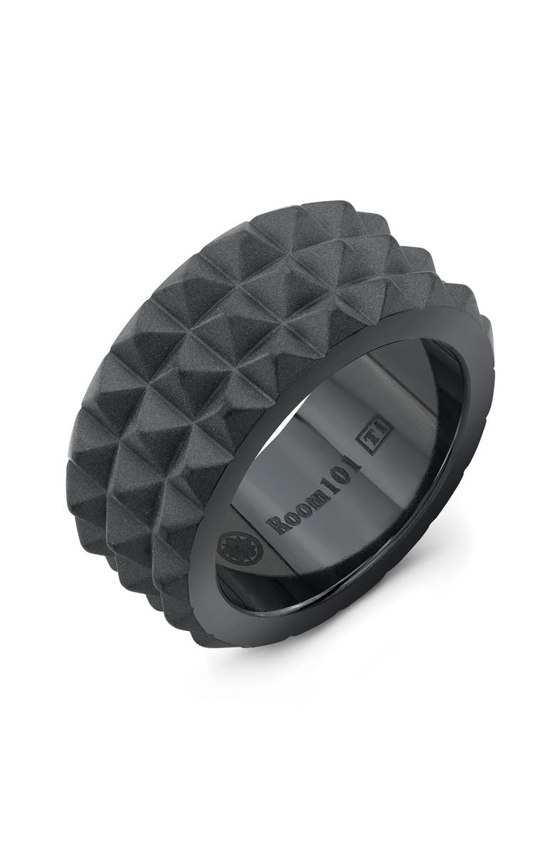 Room101 Punk Rock Ring, Main, color, Black