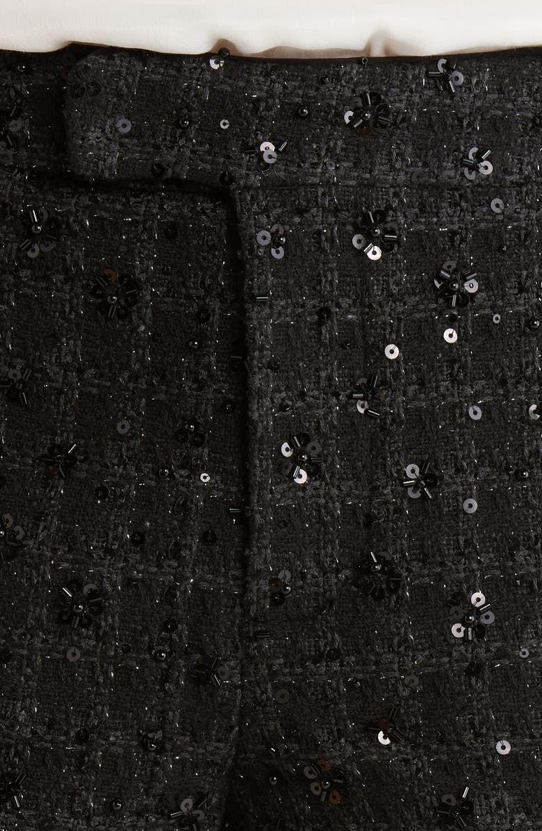 WAYF x Sara Walker Andie Sequin Tweed Shorts, Alternate, color,