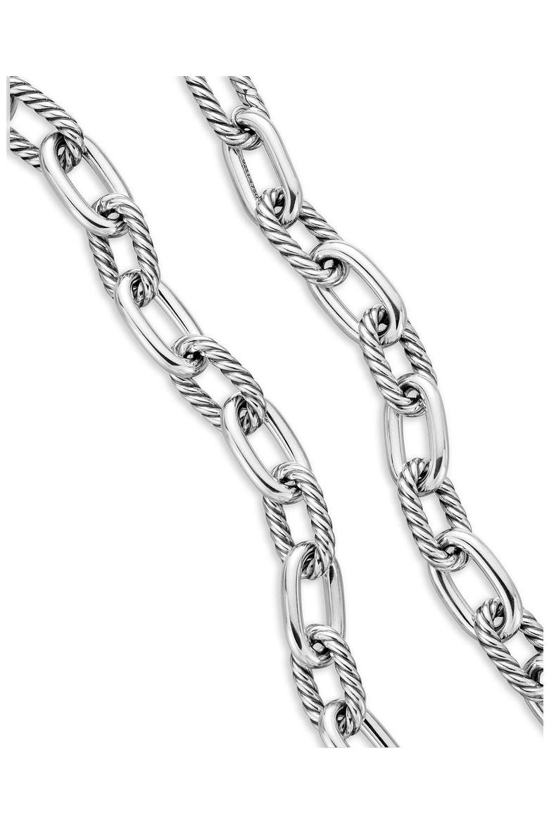 DY Madison® Chain Necklace in Sterling Silver with 18K Yellow Gold, 13.5mm, Alternate, color, SILVER/ GOLD