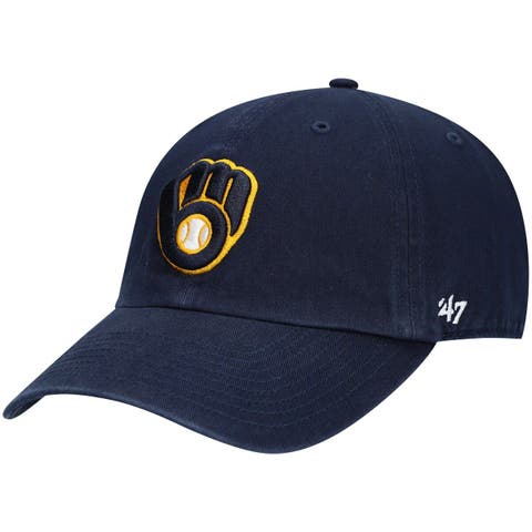 Men's '47 Navy Milwaukee Brewers Clean Up Adjustable Hat