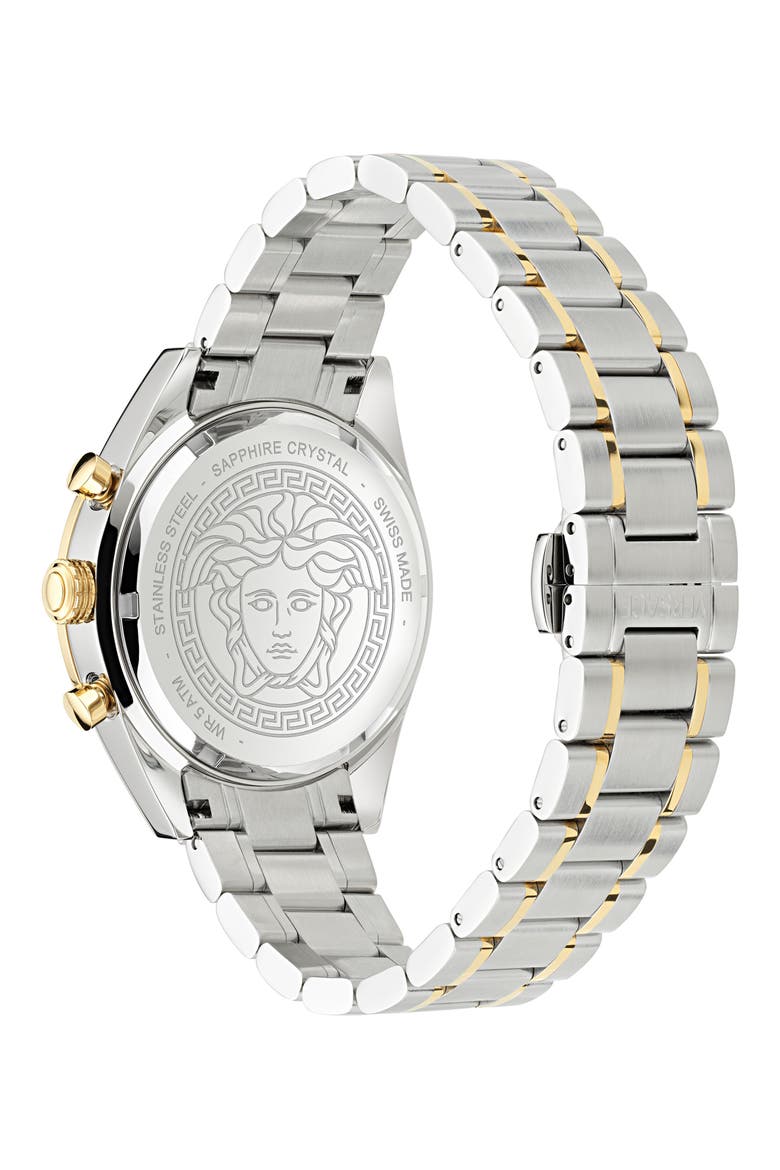 V-Code Chronograph Bracelet Watch, 41mm, Alternate, color, TWO TONE