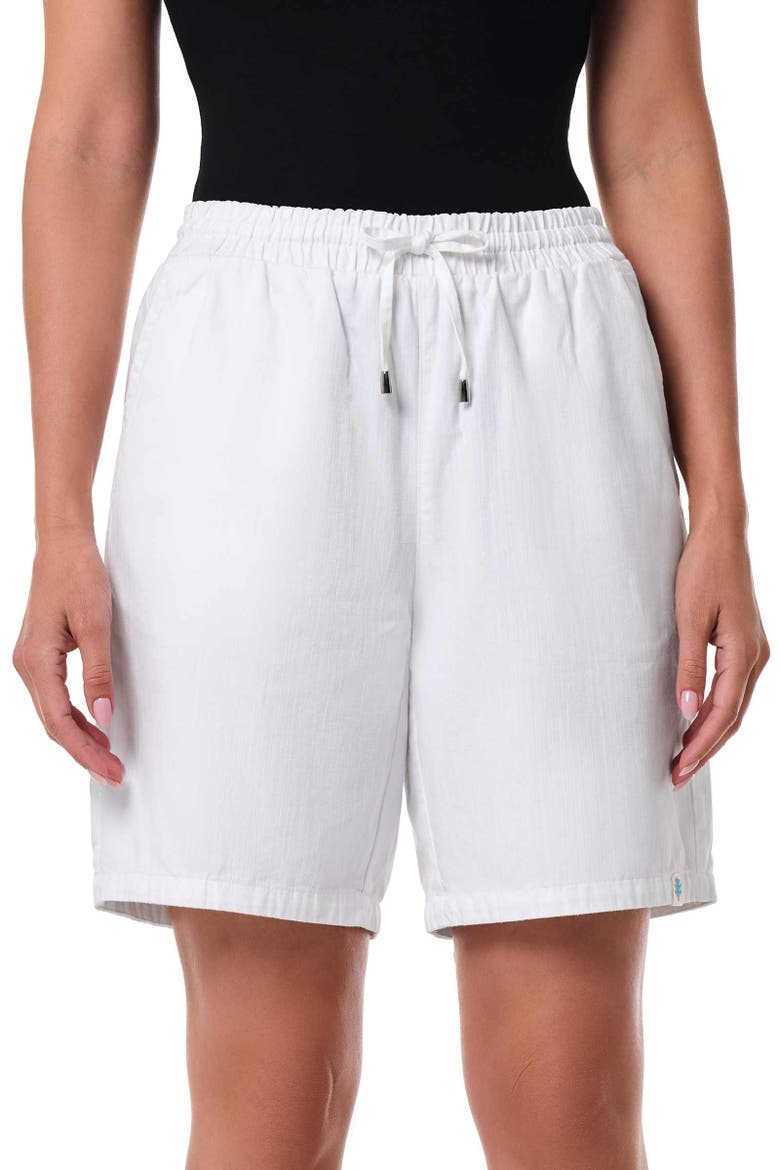 Enclave Chambray Shorts, UPF 50+ Sun Protection, Alternate, color, White Chambray