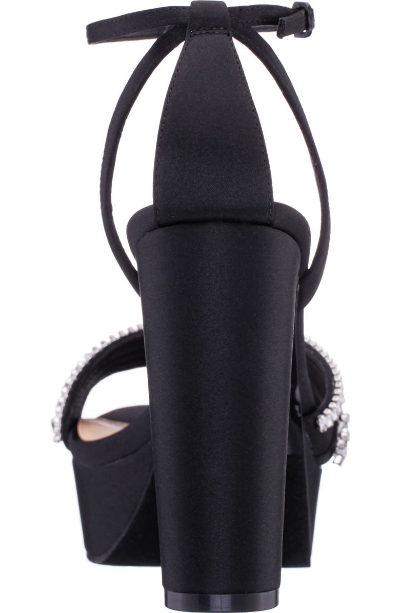 Nina Agitha Ankle Strap Platform Sandal, Alternate, color, Black