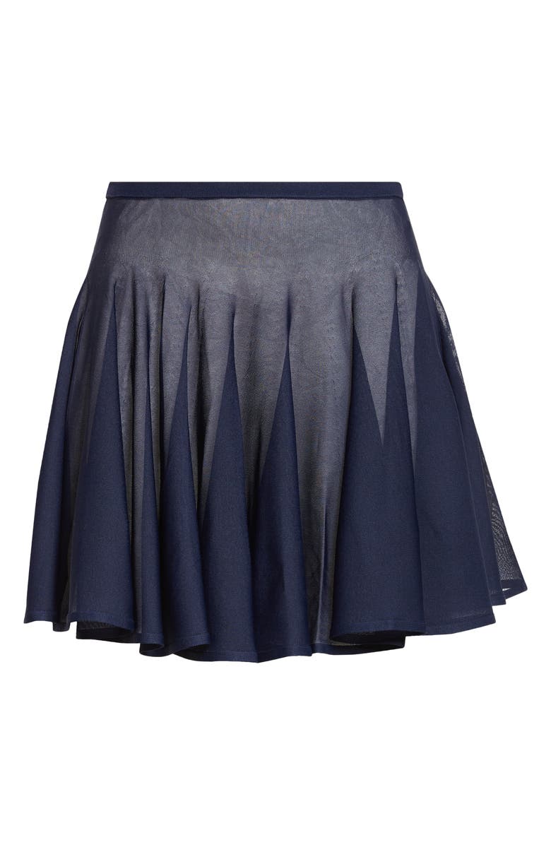 Alaïa Fine Knit Skater Skirt, Main, color,