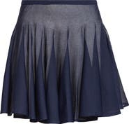 ALAIA★Fine knit skater skirt ALAÏA WHITE FINE KNIT SKATER SKIRT |ALAÏA US