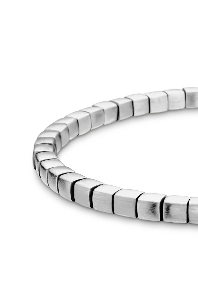 David Yurman Spiritual Beads Cushion Bracelet in Sterling Silver, 4mm, Alternate, color, Silver