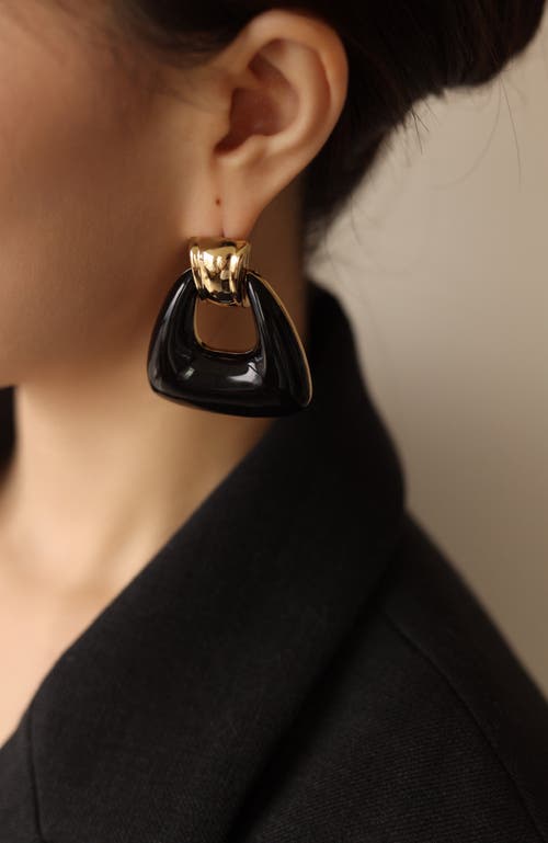 Rc Retro Chic Ostuni Earrings In Black