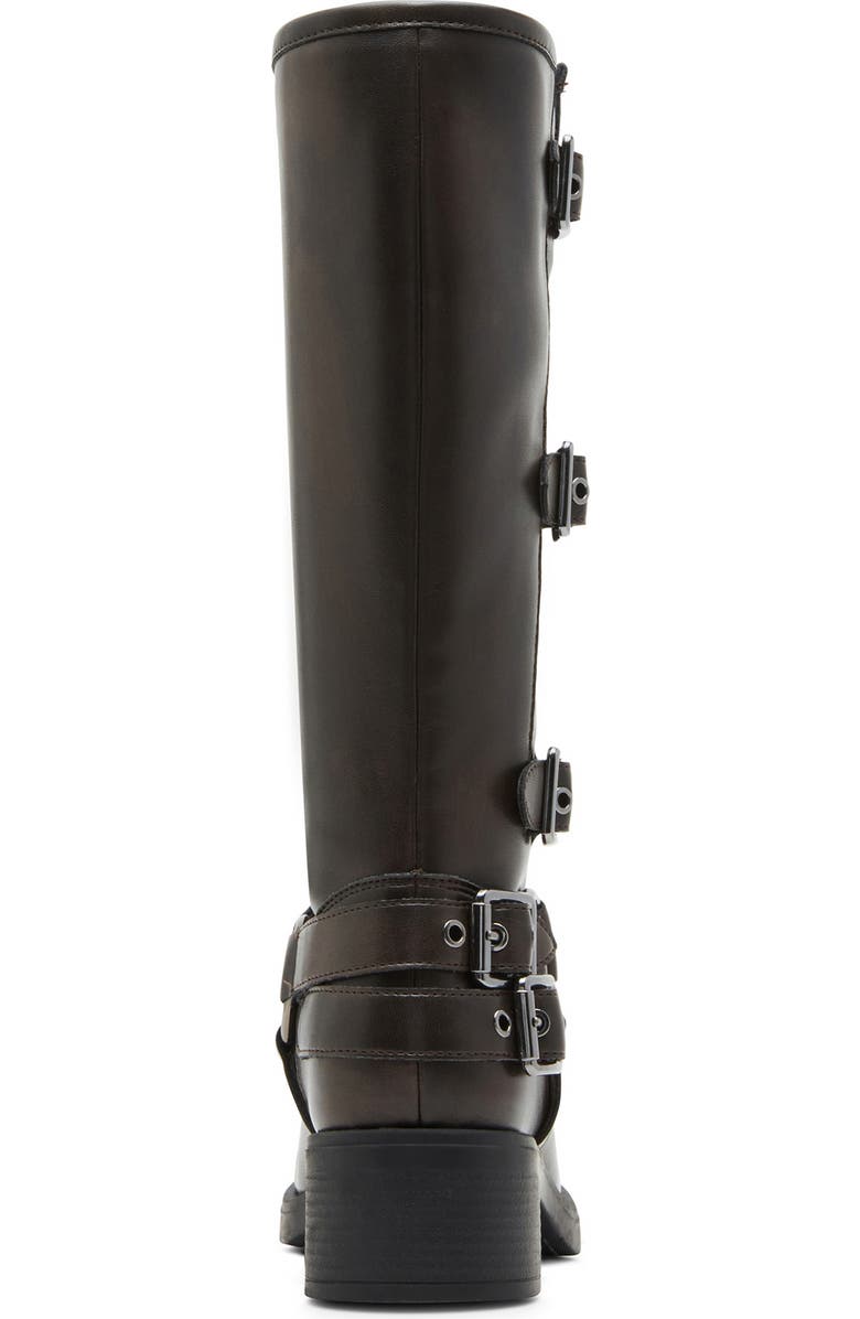 Madden Girl Clara Boot, Alternate, color, Dark Brown Distressed