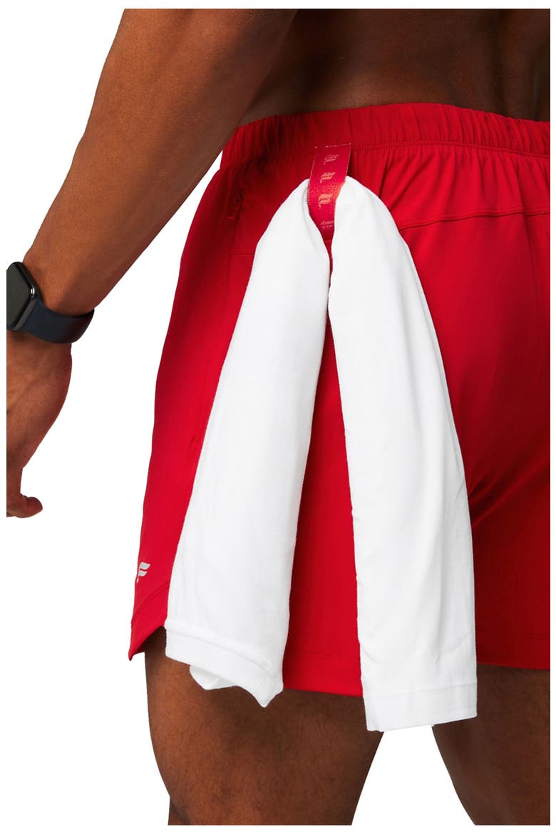 Men's The 5" One Short, Alternate, color, Heated Red