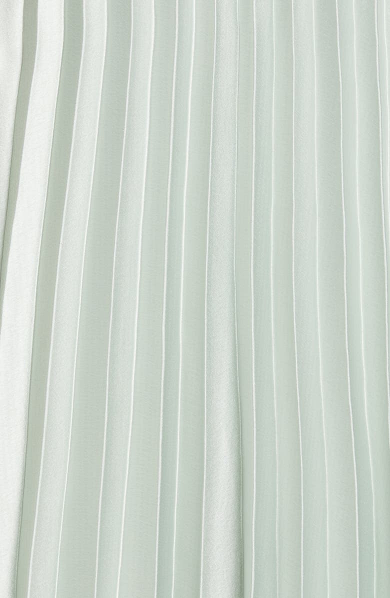 Vince Pleated Mixed Media Skirt, Alternate, color,