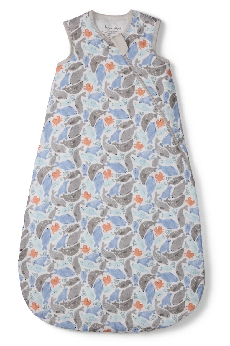 Lightweight Muslin Sleep Bag, Main, color, SEALS