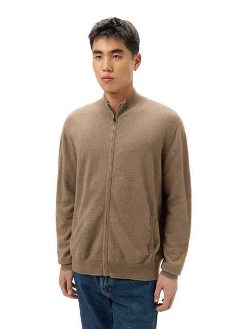 Timeless Full-Zip Cashmere Cardigan
