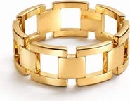 ADIBA Fusion Links Stainless Steel Ring