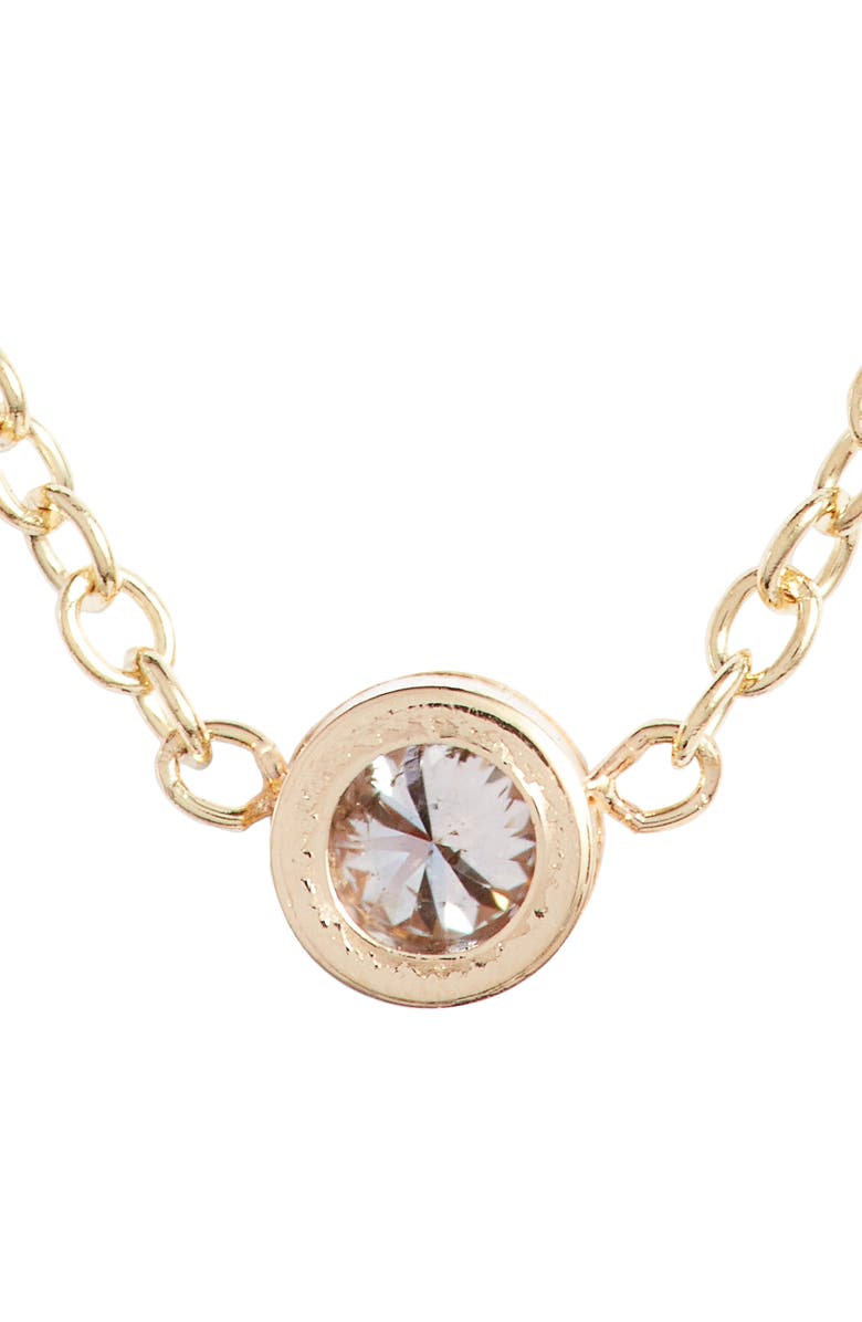 Zoë Chicco Diamond Bezel Pendant Necklace, Alternate, color,