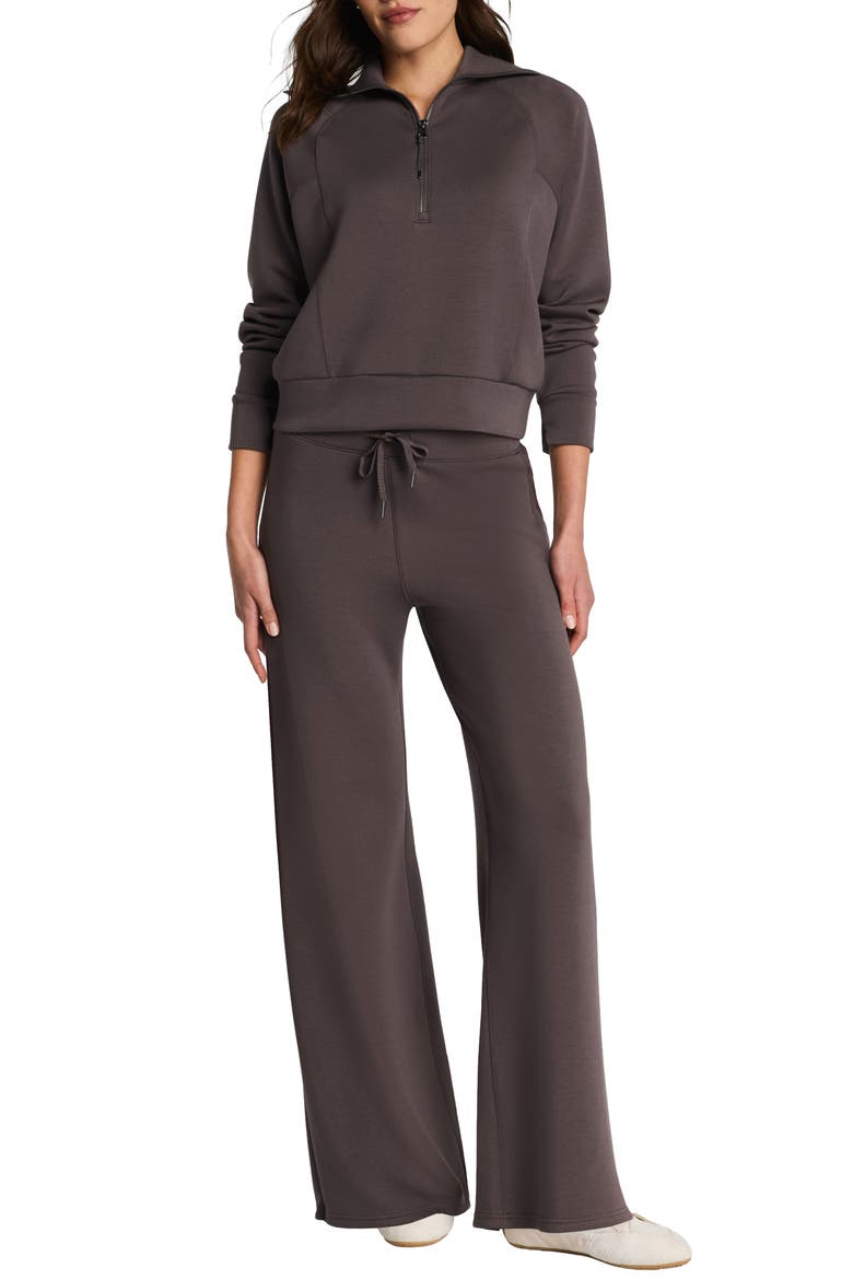 AirEssentials Wide Leg Pants, Alternate, color, DARK CACAO