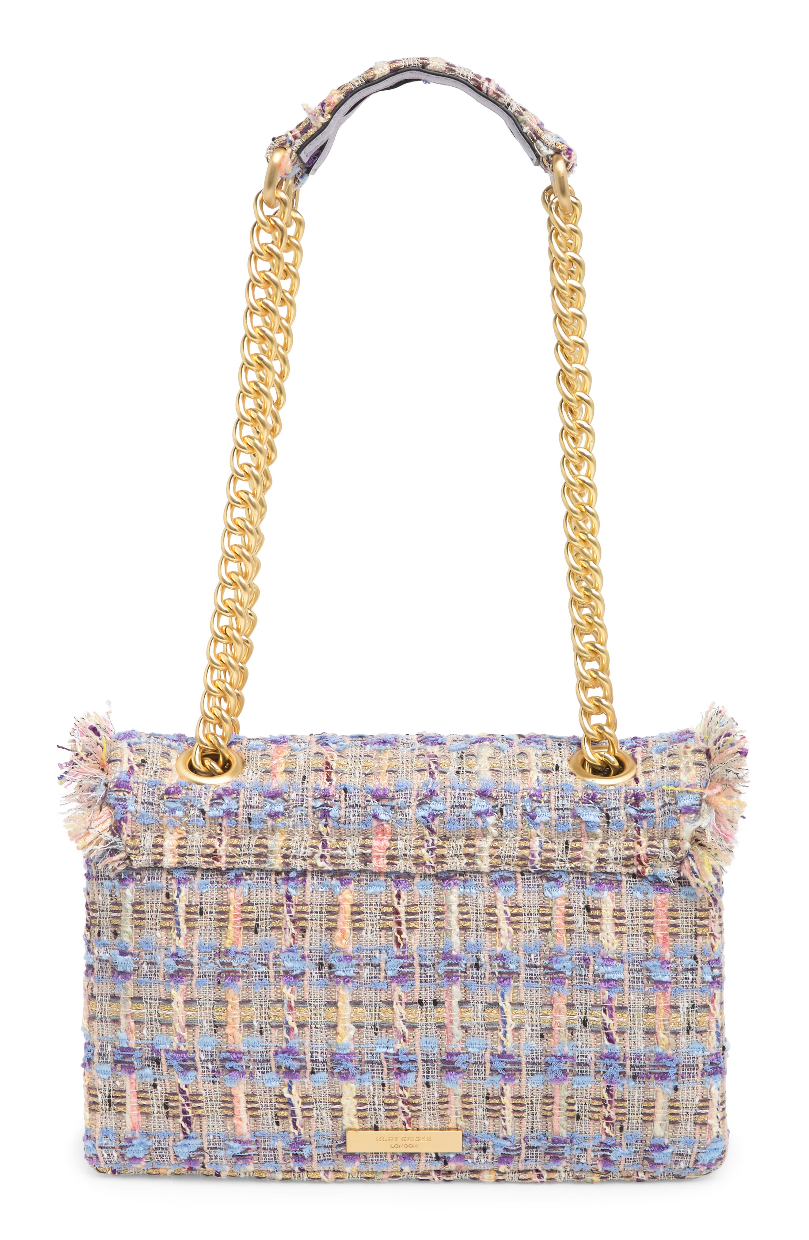 Kensington Tweed Shoulder Bag, Alternate, color, LIGHT/ PASTEL PURPLE