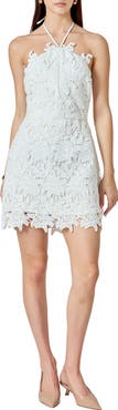 Endless Rose Halter Neck Guipure Lace Minidress
