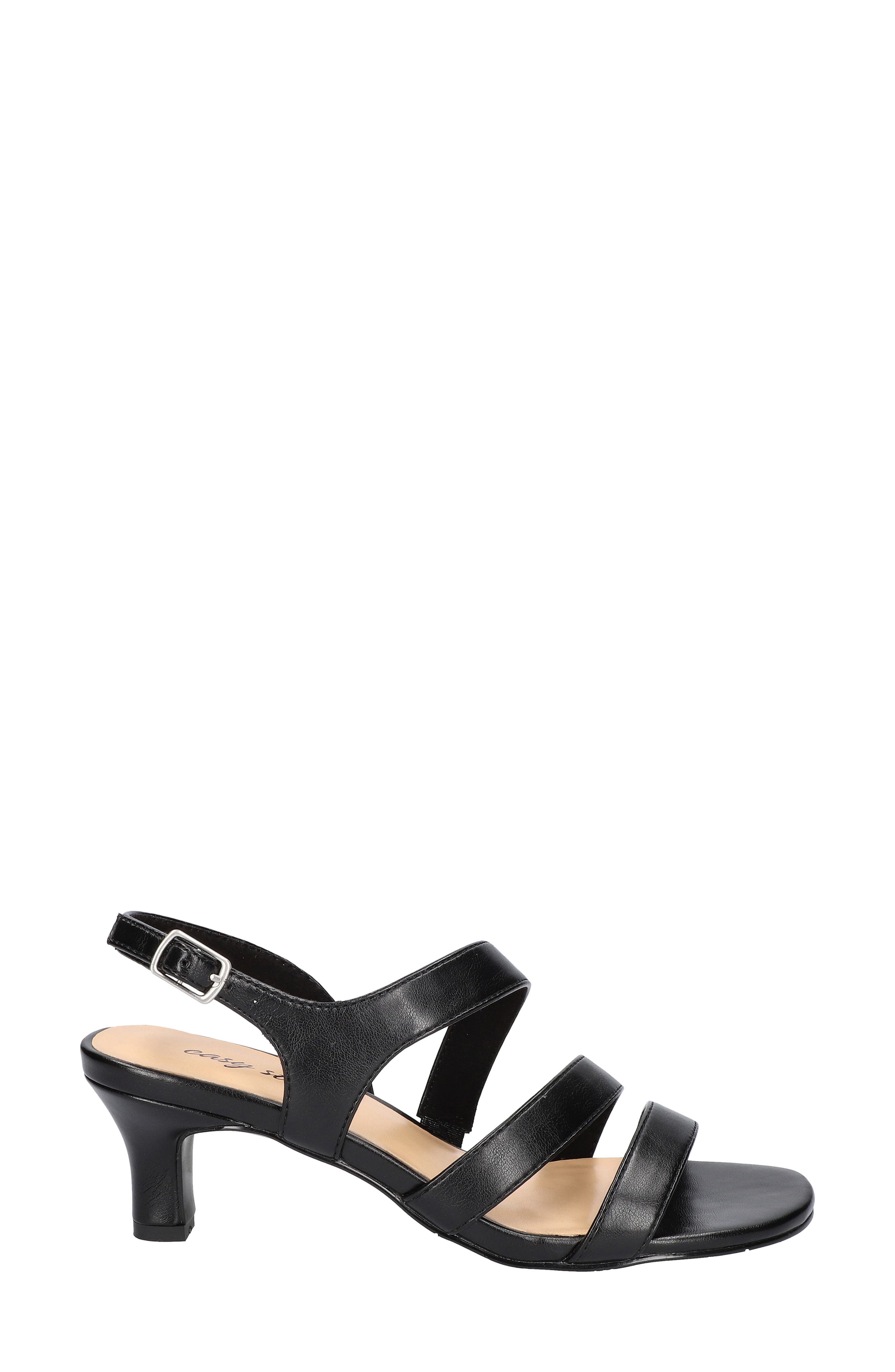 EASY STREET Como Strappy Sandal, Alternate, color, Black