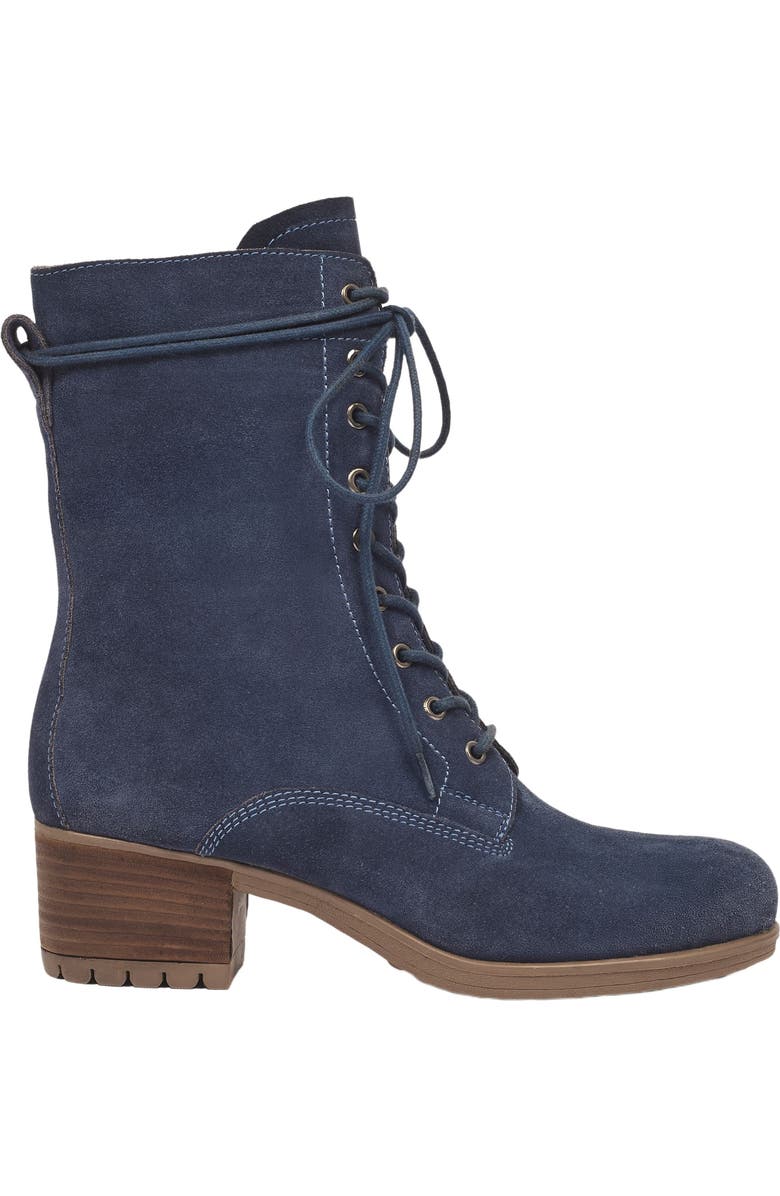 Celtic & Co. BLOCK HEEL DERBY BOOT, Alternate, color, Navy