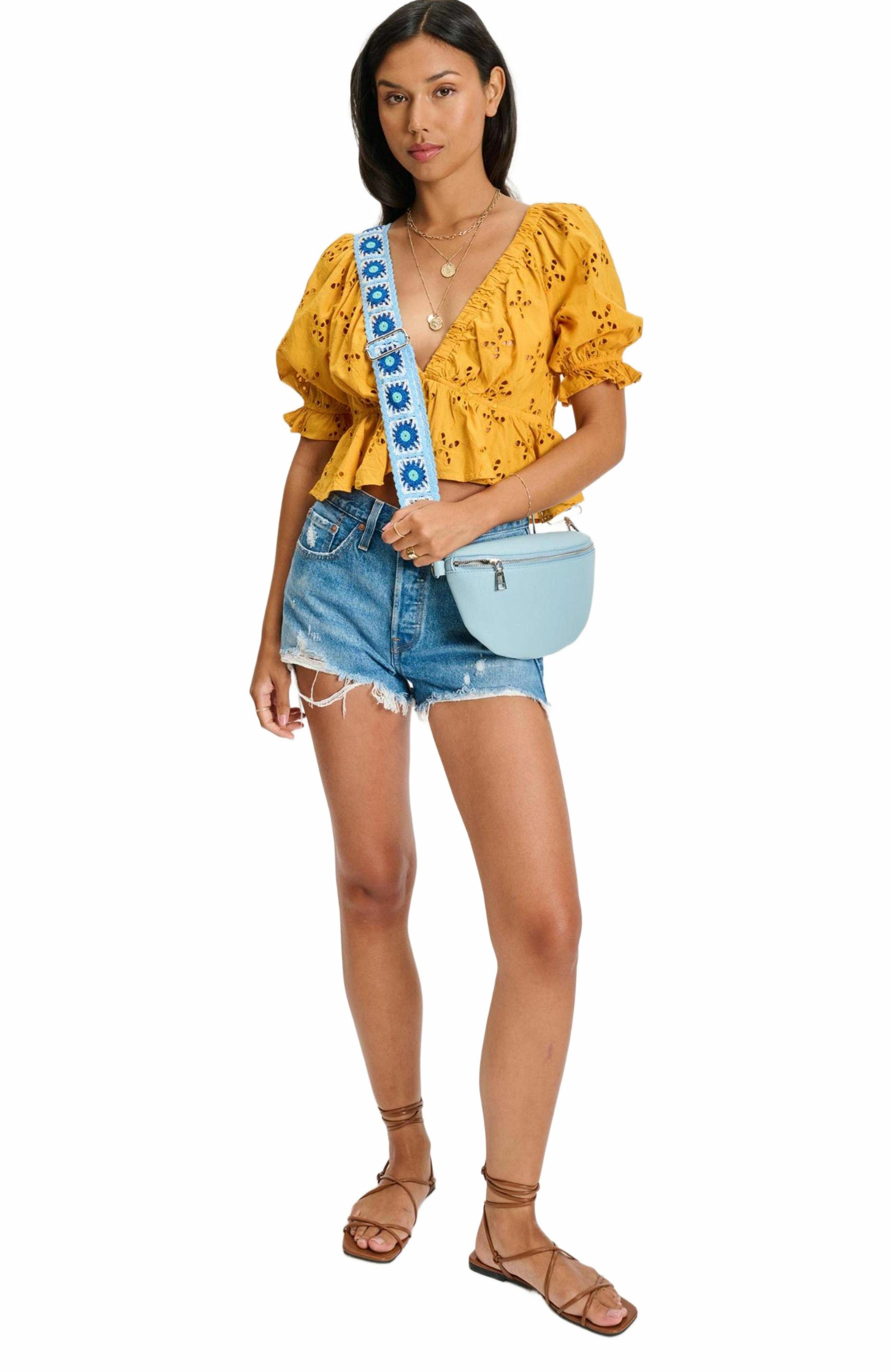 MODA LUXE Stylette Belt Bag, Alternate, color, Blue