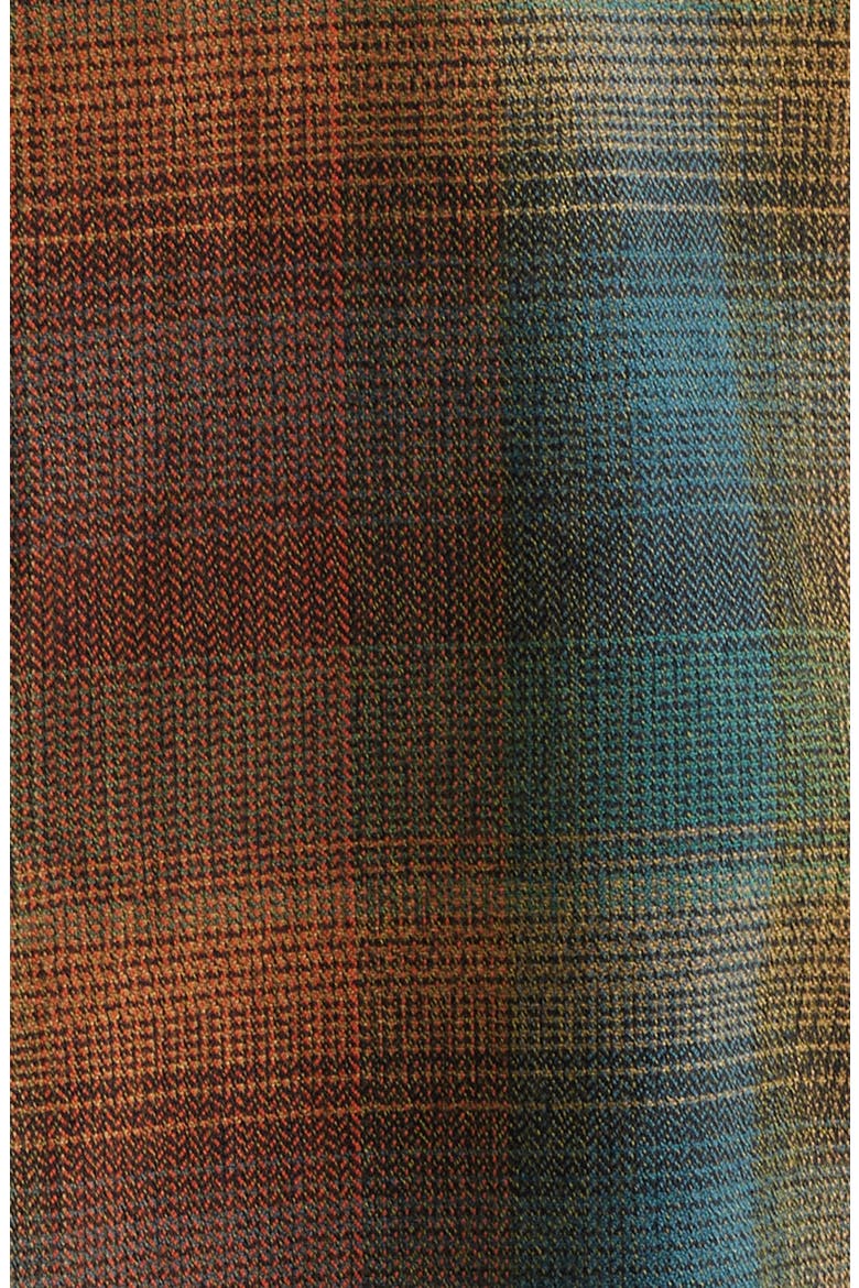 Plaid Resort Shirt, Alternate, color, BROWN