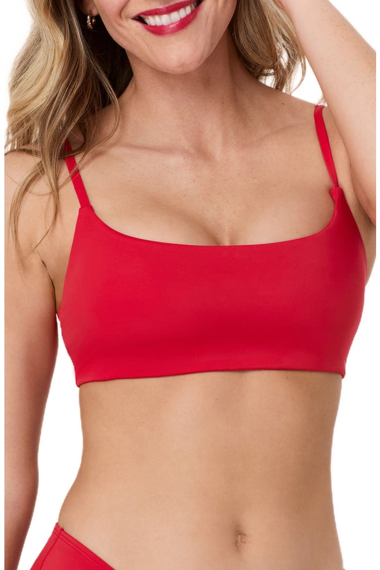 The Maui Bikini Top, Main, color, CHERRY RED