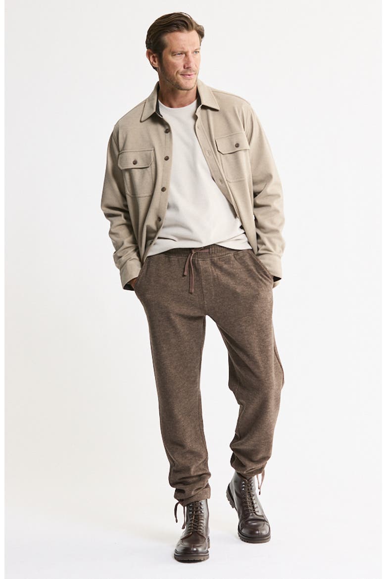 Knit Joggers, Alternate, color, BROWN