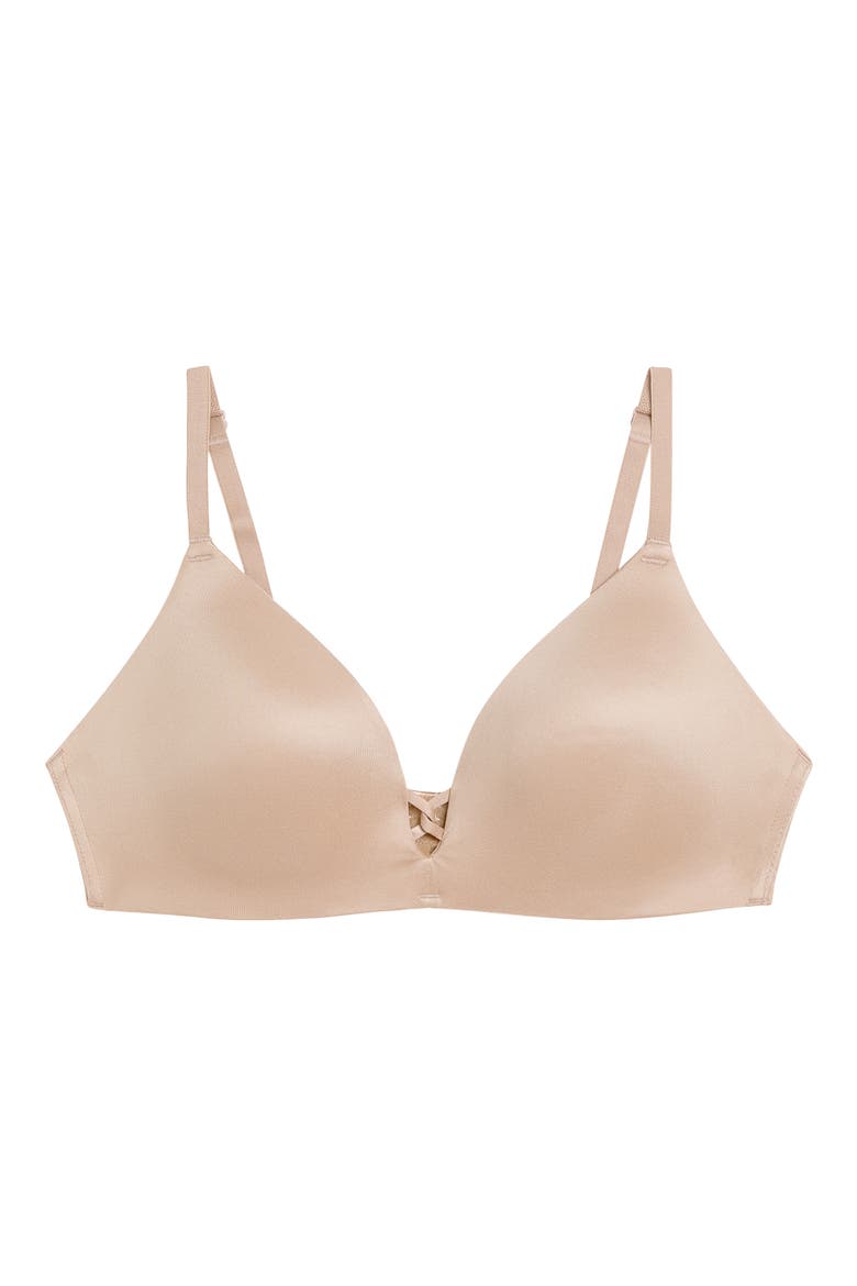Undercover Wire Free T-Shirt Bra, Alternate, color, CHAI