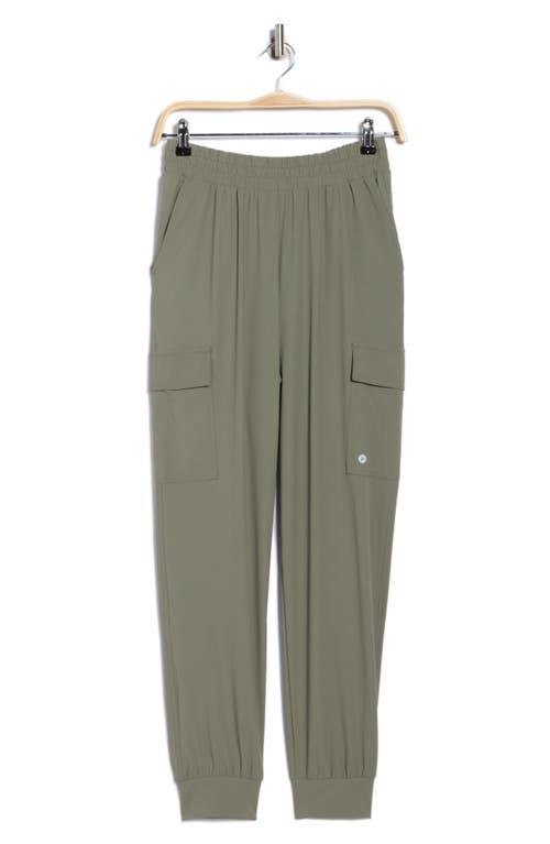 90 Degree By Reflex Warp Power Move Cargo Joggers In Green