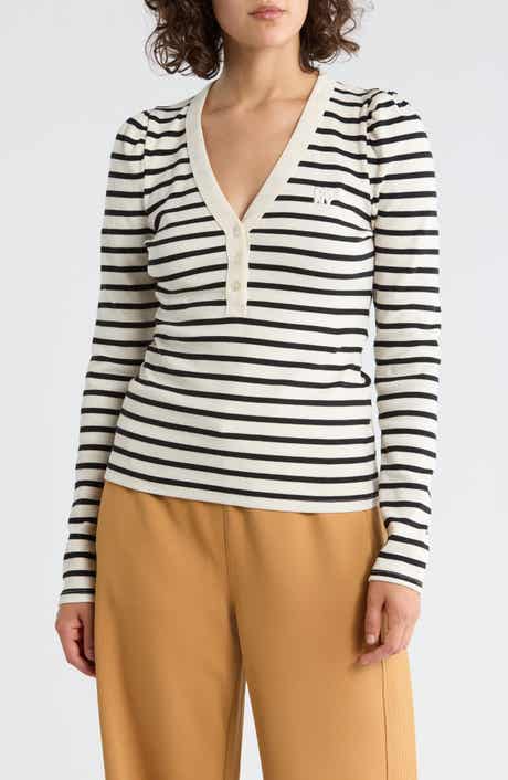 Puff Sleeve Henley