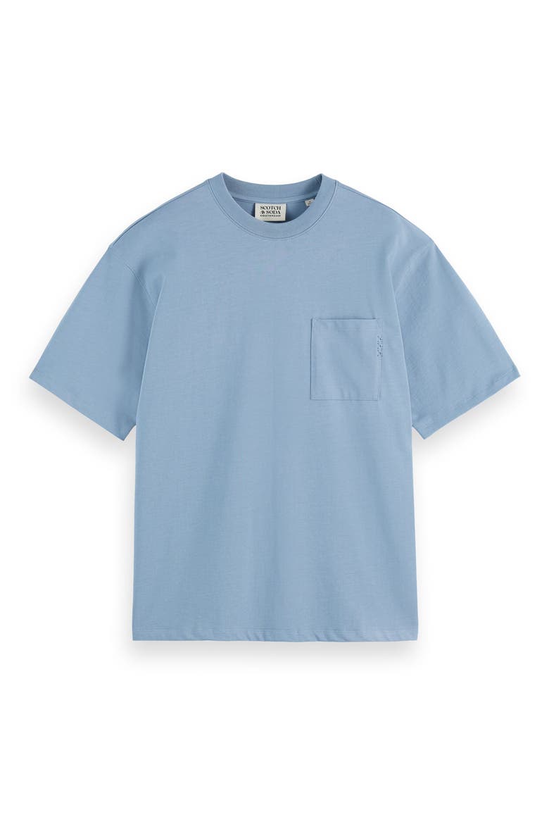 Relaxed Pocket T-Shirt, Main, color, FADED DENIM