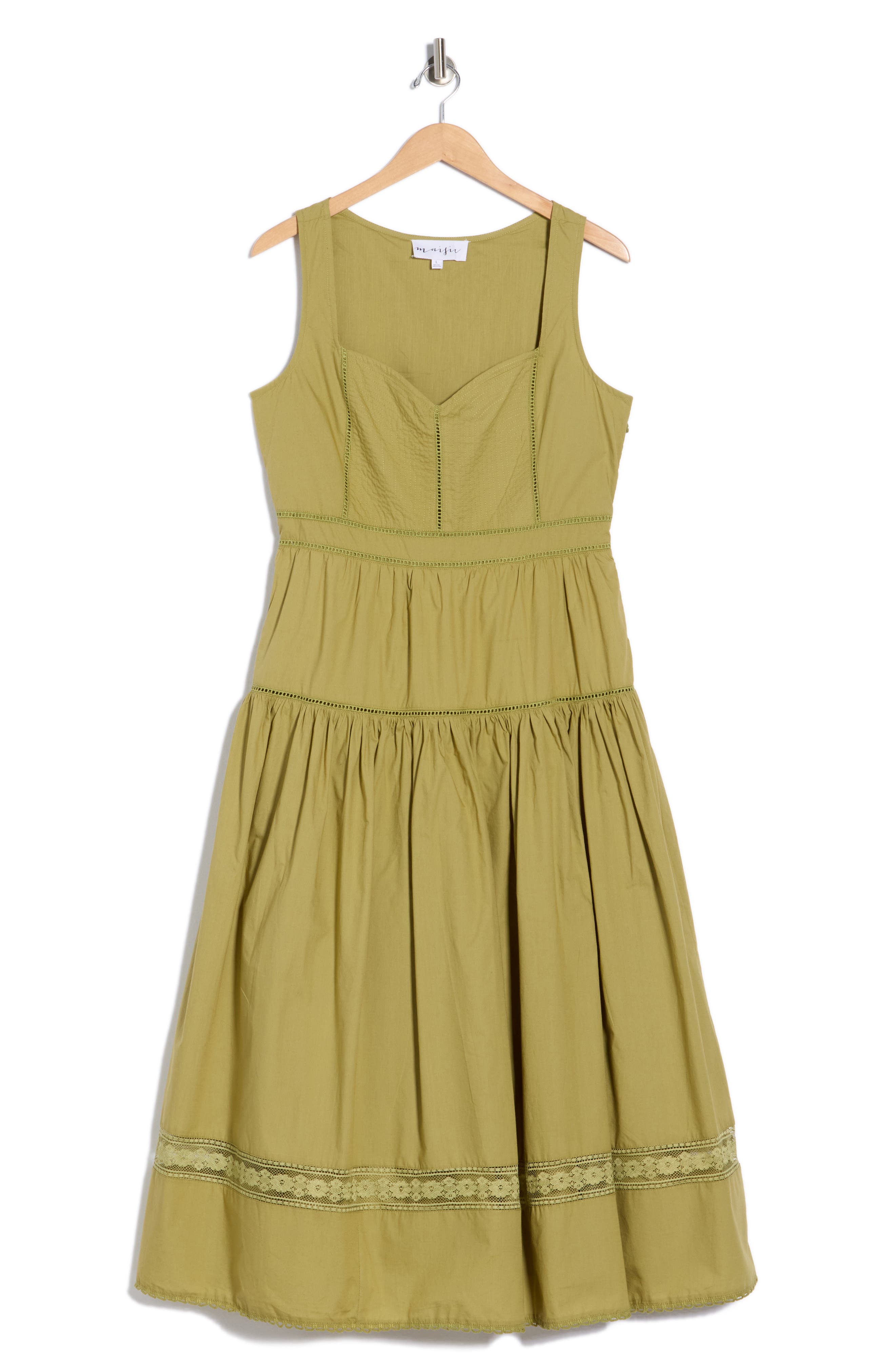 Maisie Cotton Poplin Midi Dress