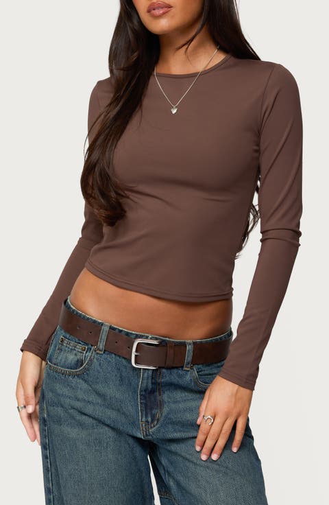 Tay Long Sleeve Crop Top