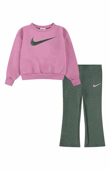 Nike Kids' Dri-FIT Swoosh Spirit Sweatshirt & Leggings Set
