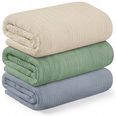 3-Pack Lyra Muslin Swaddle Blankets